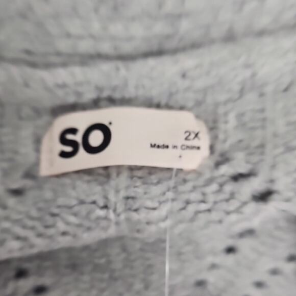 SO Elegant Wmn Open Front Gray Fox Heather Crop Cardigan Sweater Size 2X (NWT) - Picture 7 of 10